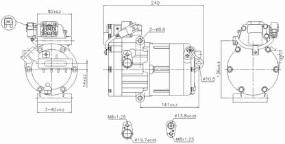 Nissens A/C Compressor 891022
