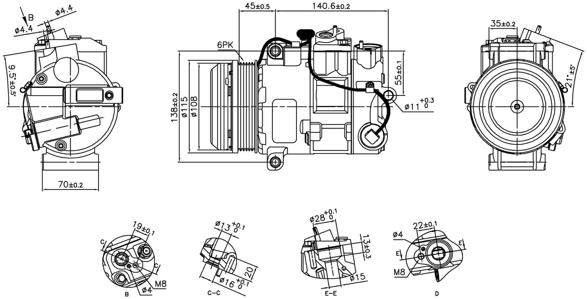 Nissens A/C Compressor 891031