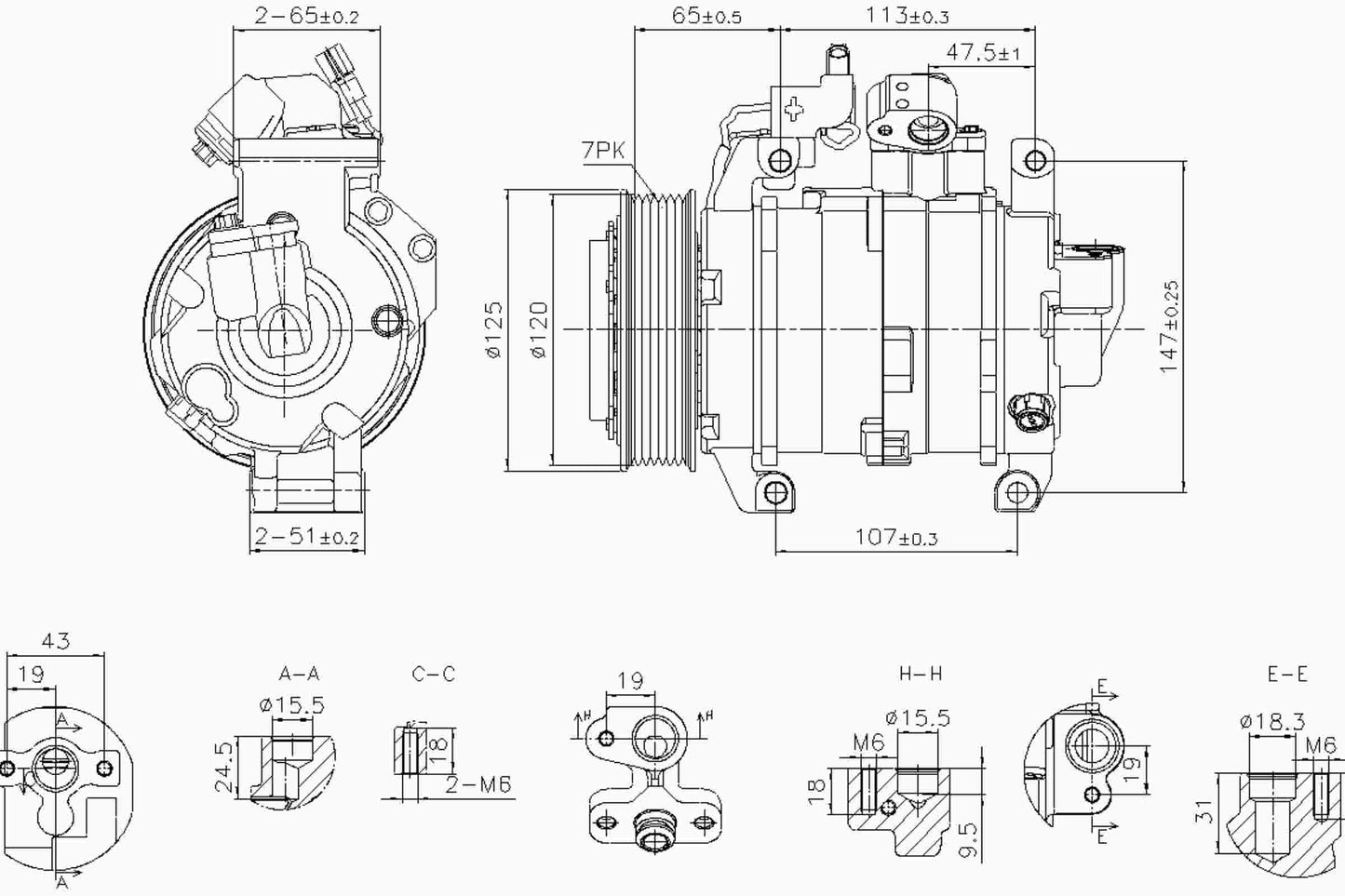Nissens A/C Compressor 891044