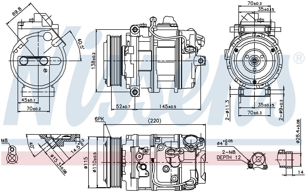 Nissens A/C Compressor