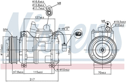 Nissens A/C Compressor