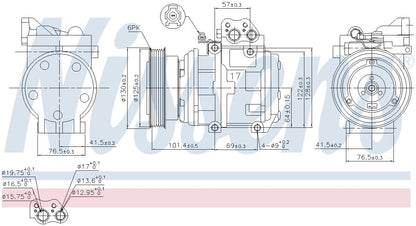 Nissens A/C Compressor 89153