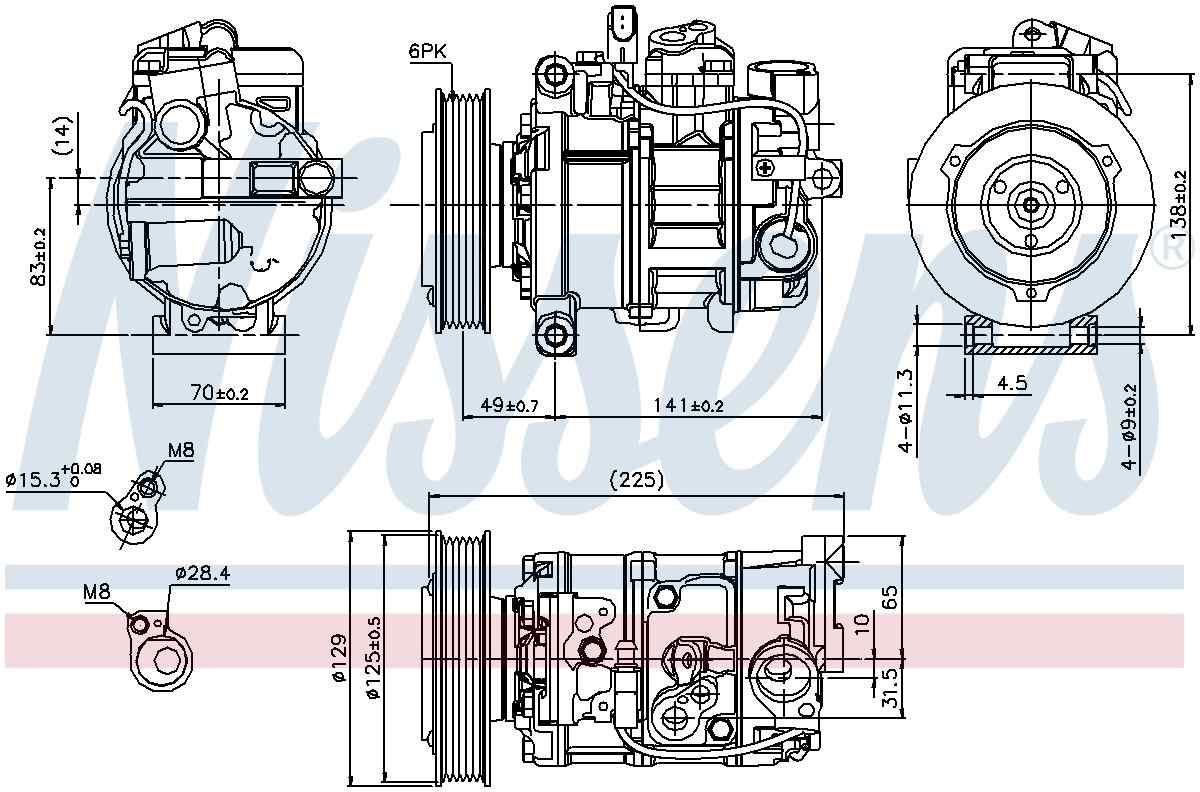 Nissens A/C Compressor