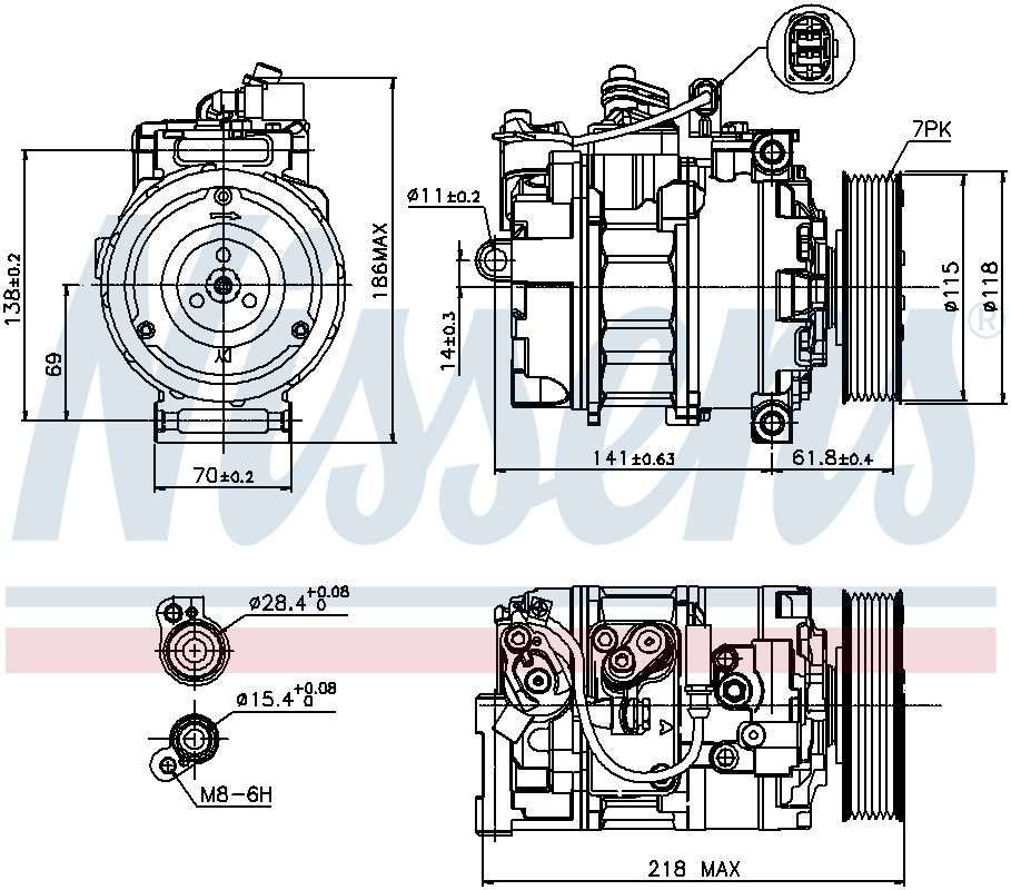 Nissens A/C Compressor