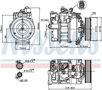 Nissens A/C Compressor
