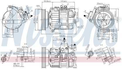 Nissens A/C Compressor 89463