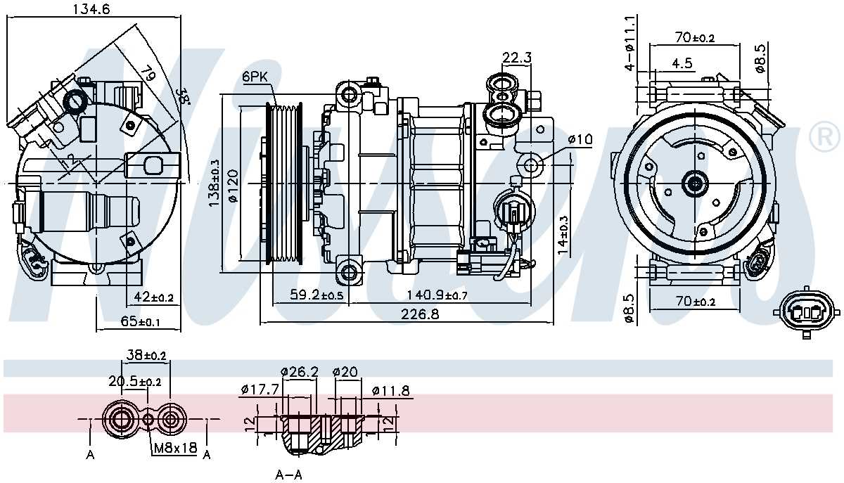 Nissens A/C Compressor 89584