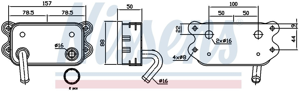 Nissens Engine Oil Cooler