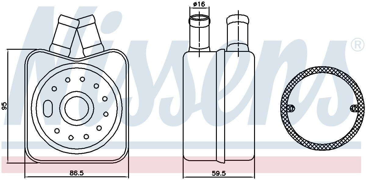 Nissens Engine Oil Cooler