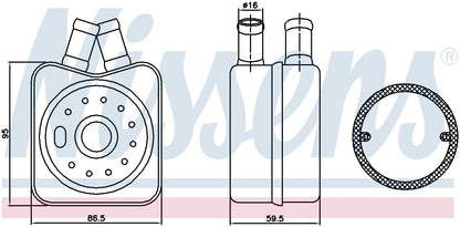 Nissens Engine Oil Cooler