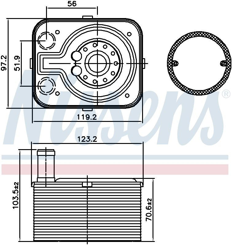 Nissens Engine Oil Cooler