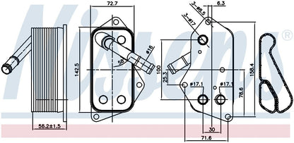 Nissens Engine Oil Cooler 90689