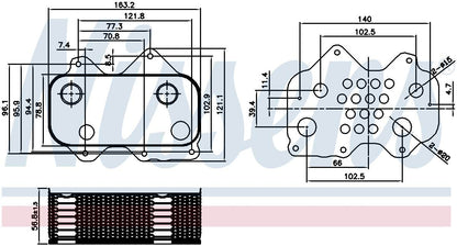 Nissens Engine Oil Cooler