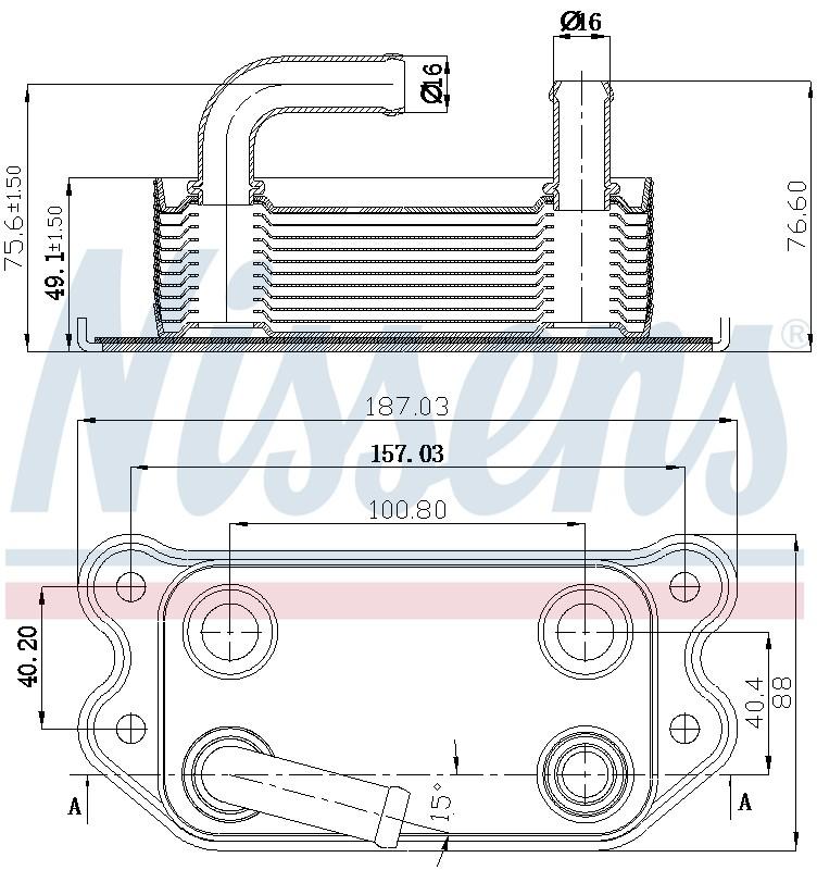 Nissens Engine Oil Cooler