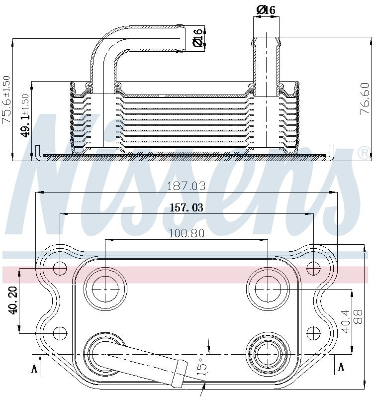 Nissens Engine Oil Cooler