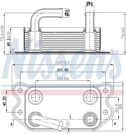 Nissens Engine Oil Cooler