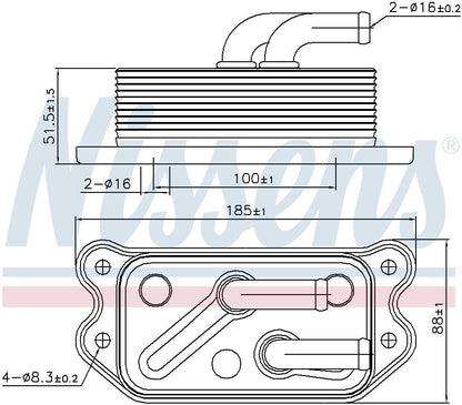Nissens Engine Oil Cooler