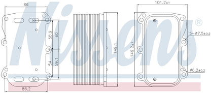 Nissens Engine Oil Cooler 90876