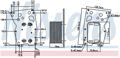 Nissens Engine Oil Cooler 90902 image 3