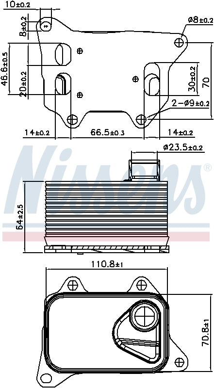 Nissens Engine Oil Cooler 90914