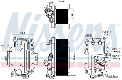 Nissens Automatic Transmission Oil Cooler 90936