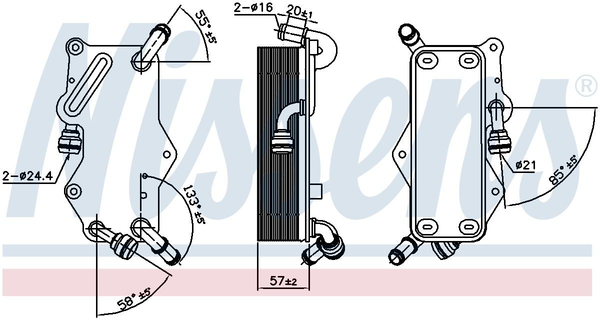 Nissens Automatic Transmission Oil Cooler 90942