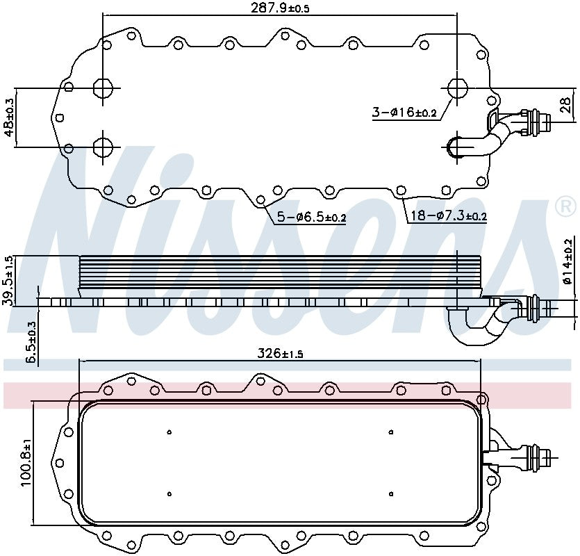 Nissens Engine Oil Cooler 90944