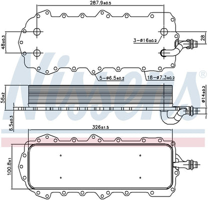 Nissens Engine Oil Cooler 90947