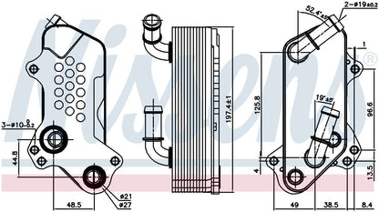 Nissens Engine Oil Cooler 91126