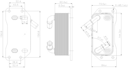 Nissens Engine Oil Cooler 91254 main image