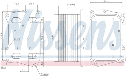 Nissens Engine Oil Cooler 91274