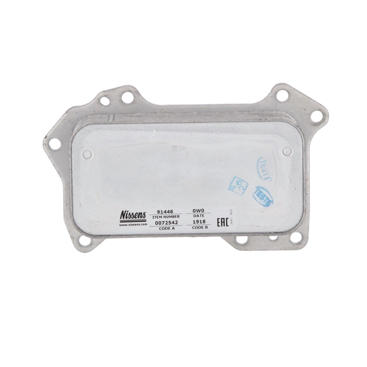 Nissens Engine Oil Cooler 91446 image 2