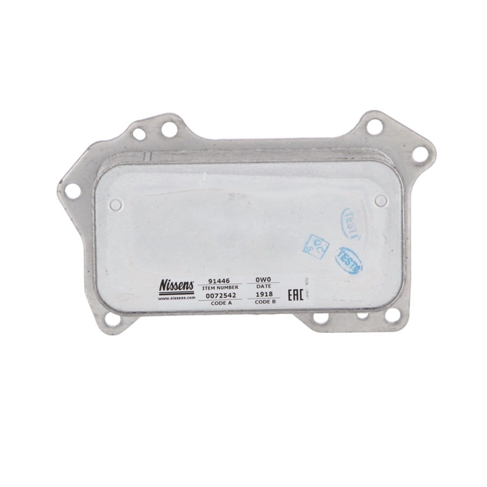 Nissens Engine Oil Cooler 91446 image 2