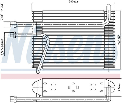 Nissens A/C Evaporator Core