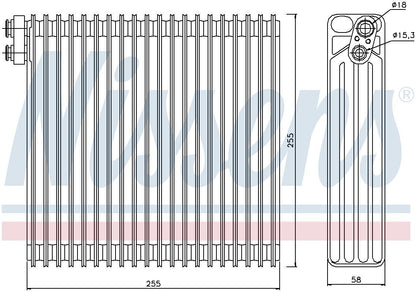 Nissens A/C Evaporator Core 92213