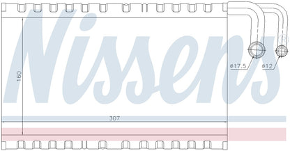 Nissens A/C Evaporator Core 92235