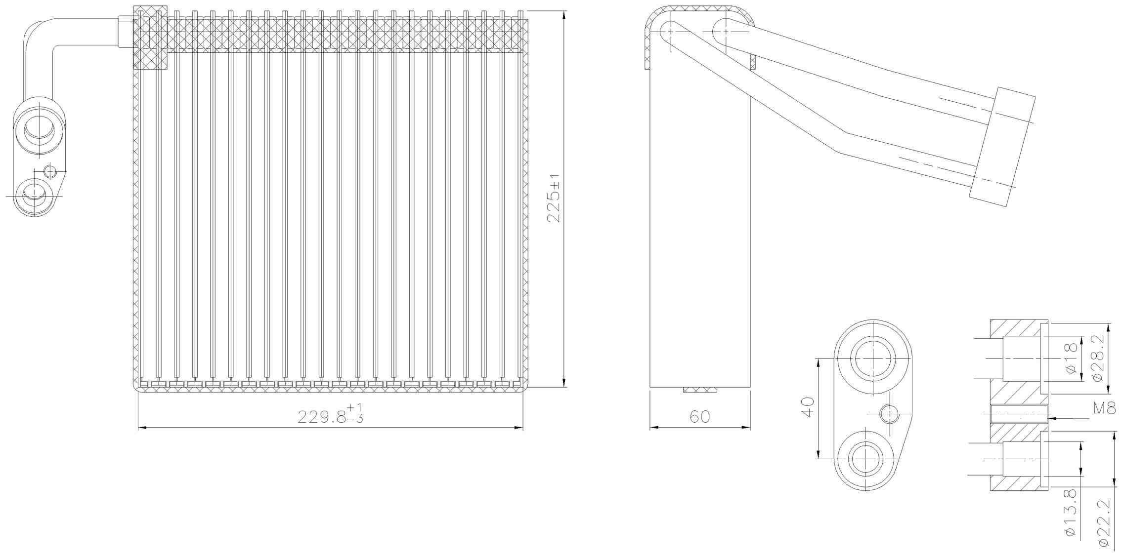 Nissens A/C Evaporator Core 92297