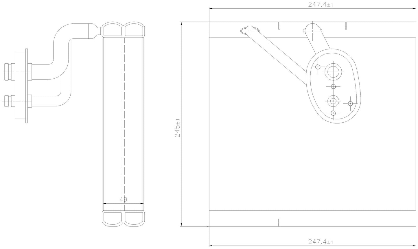 Nissens A/C Evaporator Core 92388