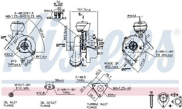 Nissens Turbocharger 93043 image 3