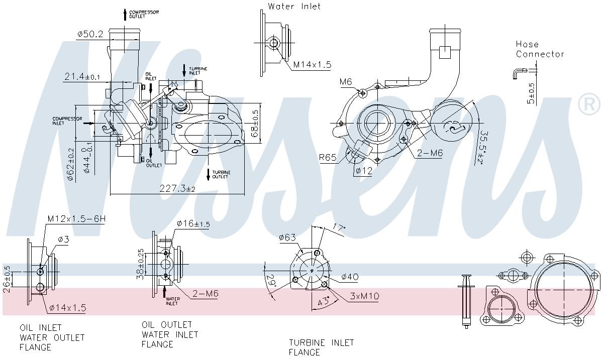 Nissens Turbocharger 93169