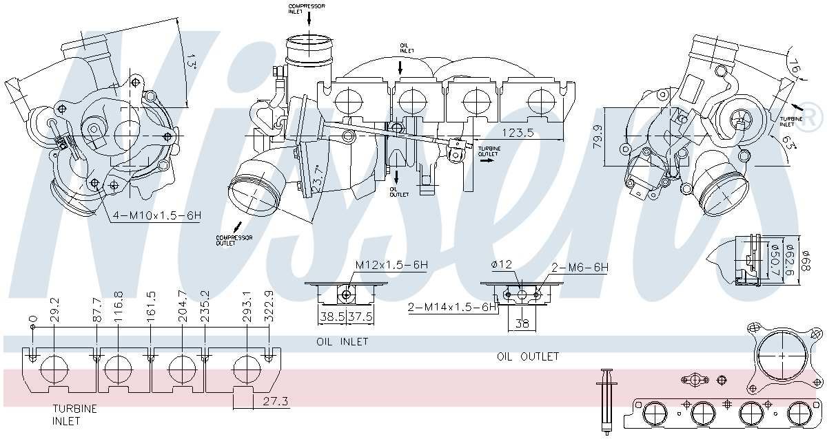 Nissens Turbocharger 93196