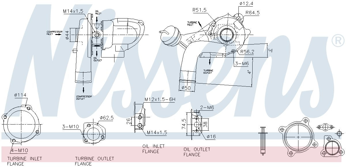 Nissens Turbocharger 93221