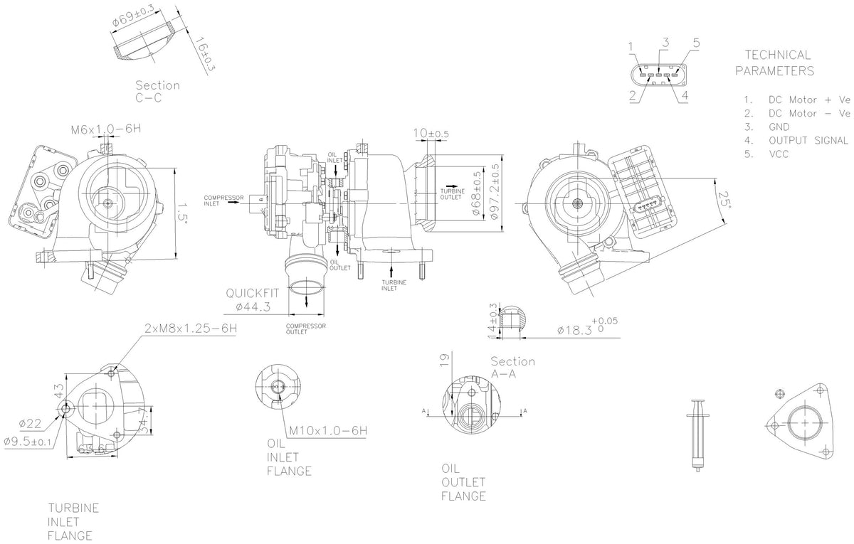 Nissens Turbocharger 93308 image 3