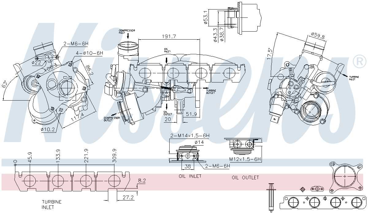 Nissens Turbocharger 93415