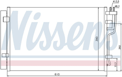 Nissens A/C Condenser 940006