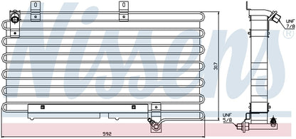 Nissens A/C Condenser 94000