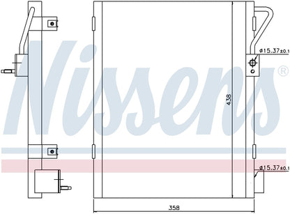 Nissens A/C Condenser 940019