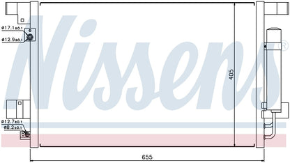 Nissens A/C Condenser 940029