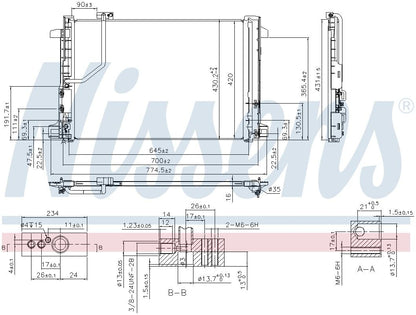 Nissens A/C Condenser 940035
