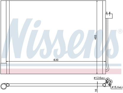 Nissens A/C Condenser 940058